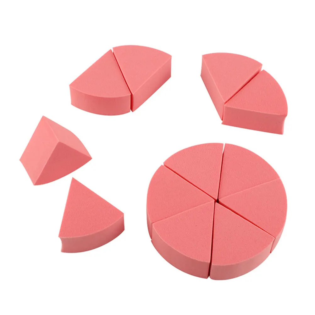 Dreieckiger Schwamm für flüssige Grundierung, flexibles, langlebiges Make-up-Werkzeug, Reise-Essential-Puderquaste, Make-up-Schwamm für das Gesicht