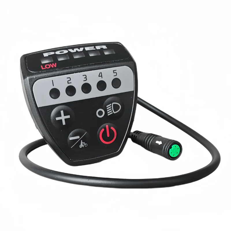 LALA DZ888 Electric Bike Display Controller LED Display UART Protocol For BBS01B BBS02B BBSHD Mid Motor Accessories