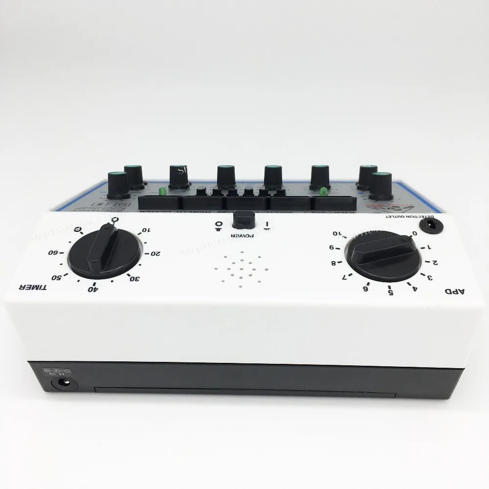 KWD808-I 6チャンネル電気鍼灸刺激装置（TENS/EMSモード搭載）、再利用可能なパッチ電極マッサージ器、筋肉痛緩和用