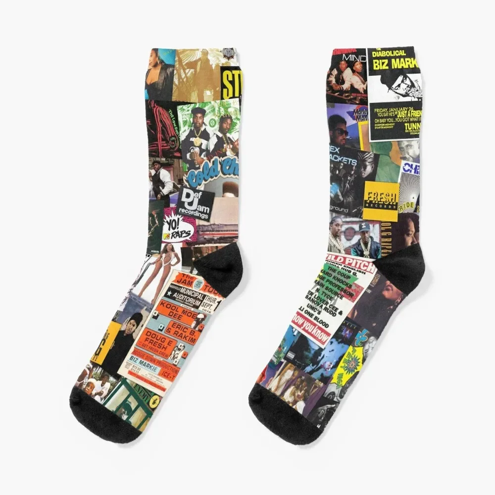 

Old School Hip Hop Socks loose heated Girl'S Socks Men's