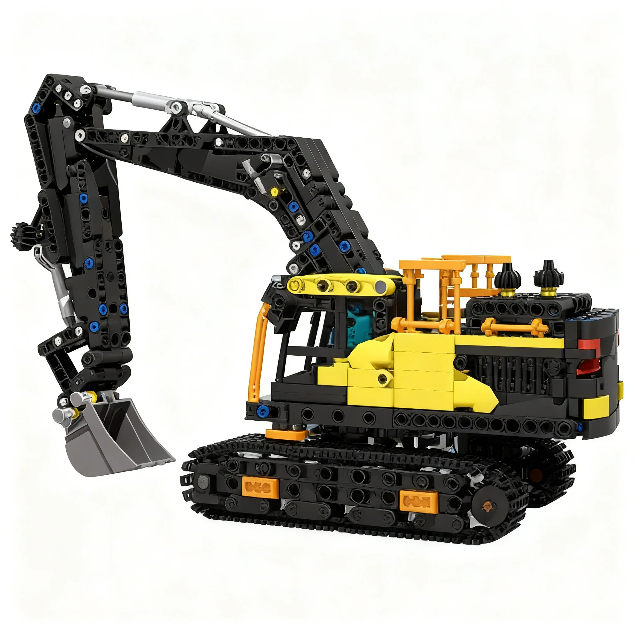 1087pcs MOC Technical MINI - Vovo EC500 Hybrid Excavator Model Building Blocks Christmas Gift Toy Architecture 3D Collection