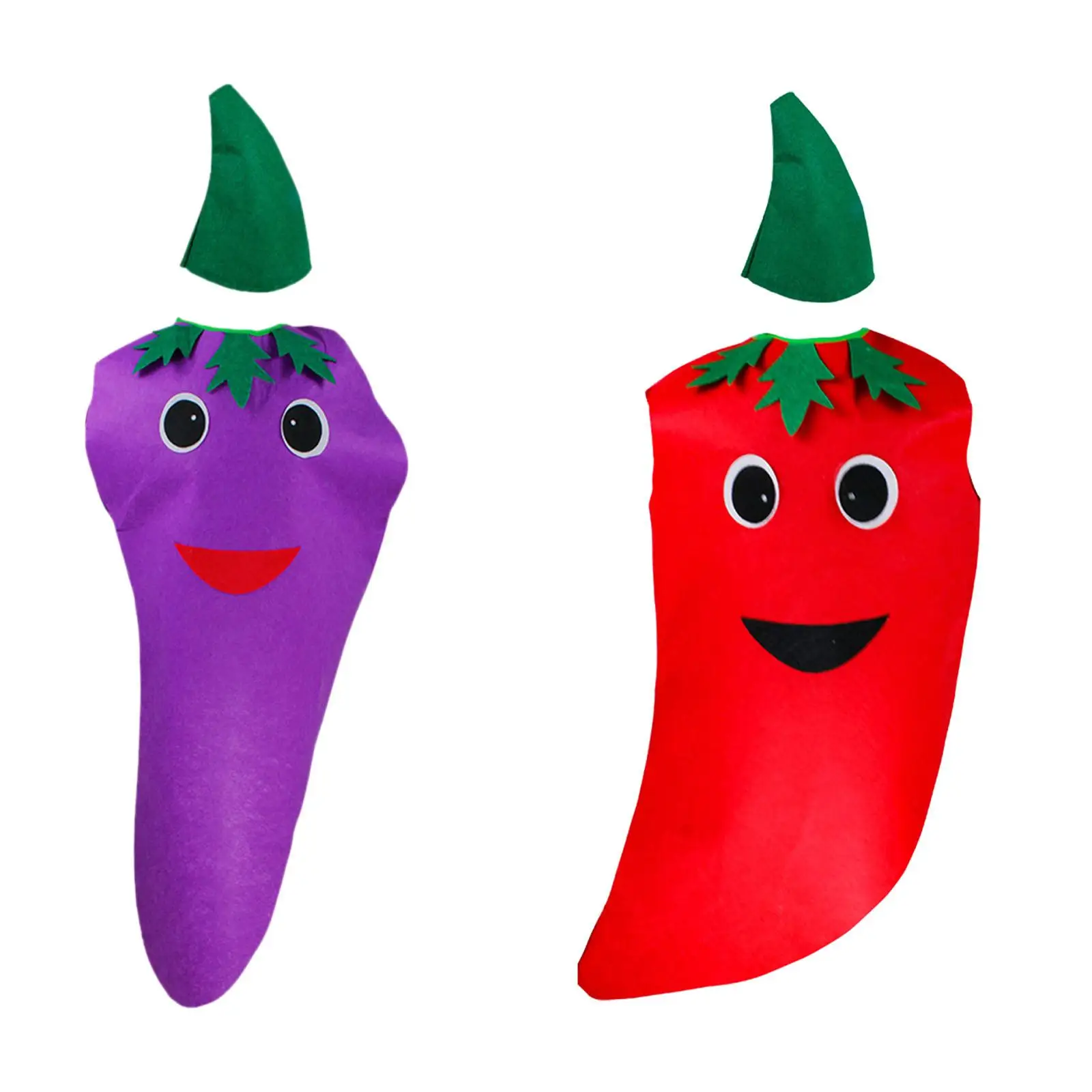 Boys Halloween Vegetable Cosplay Costume Lightweight Non Woven Fabric Fancy Dress for Carnival Festival Party