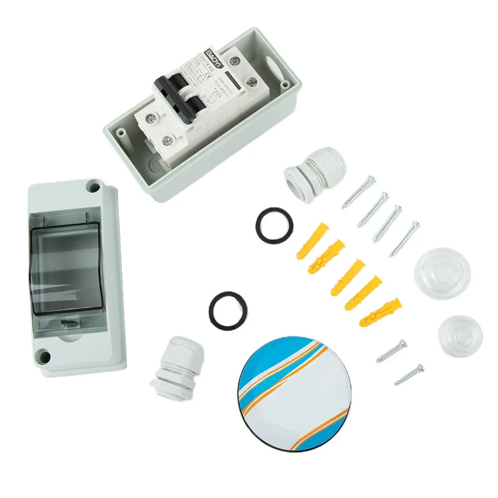 Combiner Box Mini Circuit Breaker 2P DC DC 1000V Photovoltaic Solar Circuit Breaker Accessories Circuit Breakers