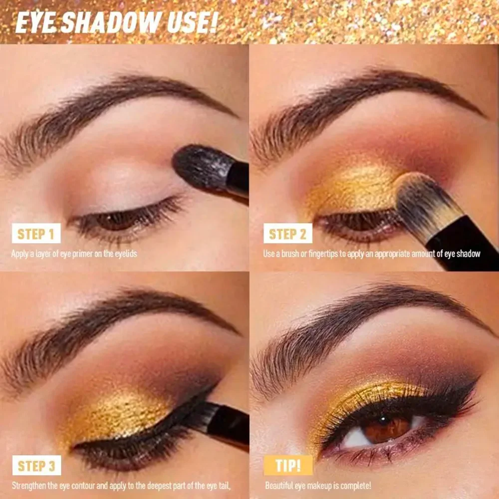 ダイヤモンド グリッター ハイライター アイシャドウ、顔と体用のシマー シングル カラー ジェル、明るくする、長持ち、防水、ホリデー