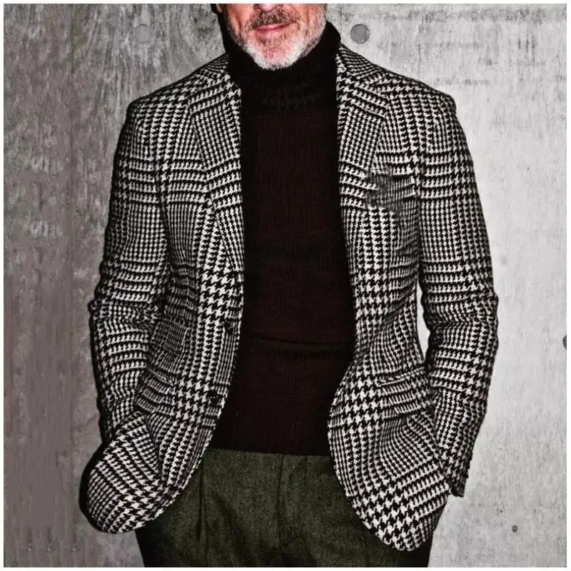 Casual Slim Fit Men's Shirt Single Buttoned Lightweight Business Top City Walk Windproof Long Sleeve Cotton 100% Thickened