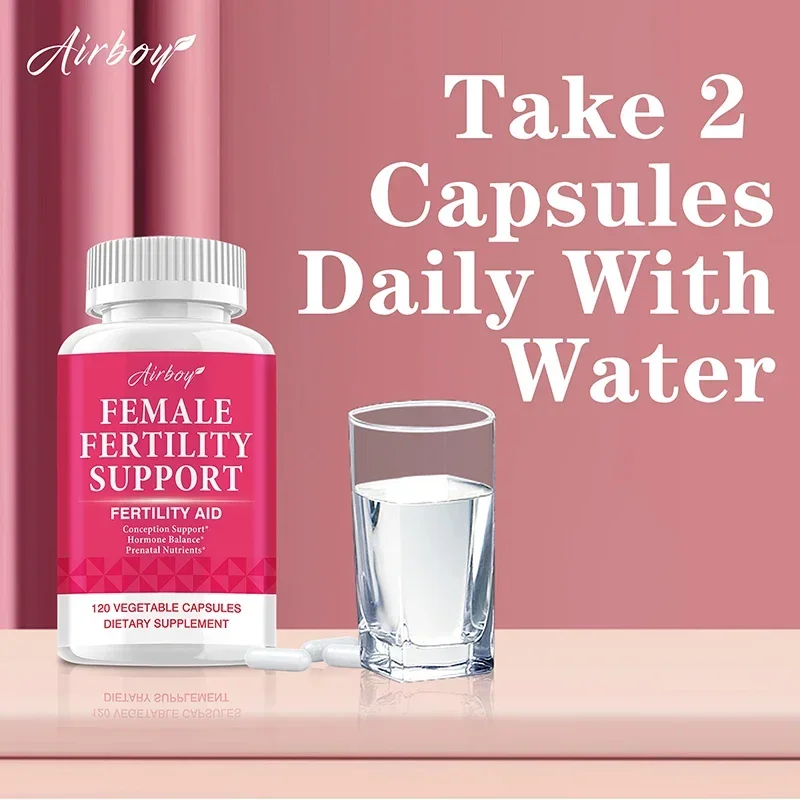Female Fertility Support - Helps Balance Hormones, Promote Ovulation, Regulate Menstrual Cycles, and Enhance Nutrient Absorption - view 4