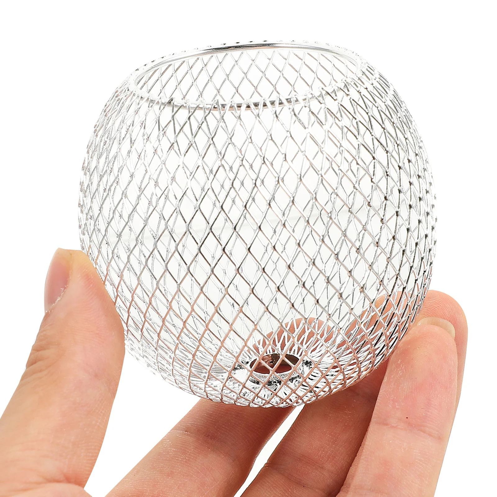 

3Pcs Metal Light Shade Spherical Hollow-Out Decorative Lampshade Creative Lamp Cover Warm Bedroom Lighting Metal Light Shade
