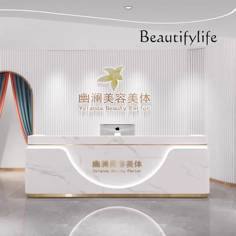 Beauty salon bar simple dental clinic health paint checkout page