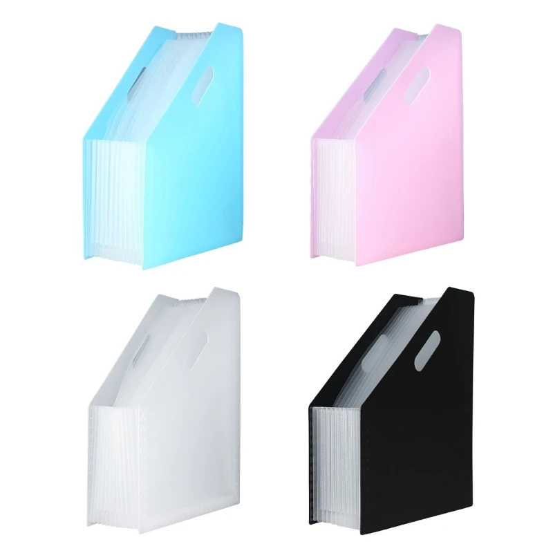 แนวตั้ง Accordian File Organizers ขยายแฟ้มโฟลเดอร์ Letter ขนาดเอกสารใบเสร็จรับเงินโฟลเดอร์สำหรับ Office Classroom Home