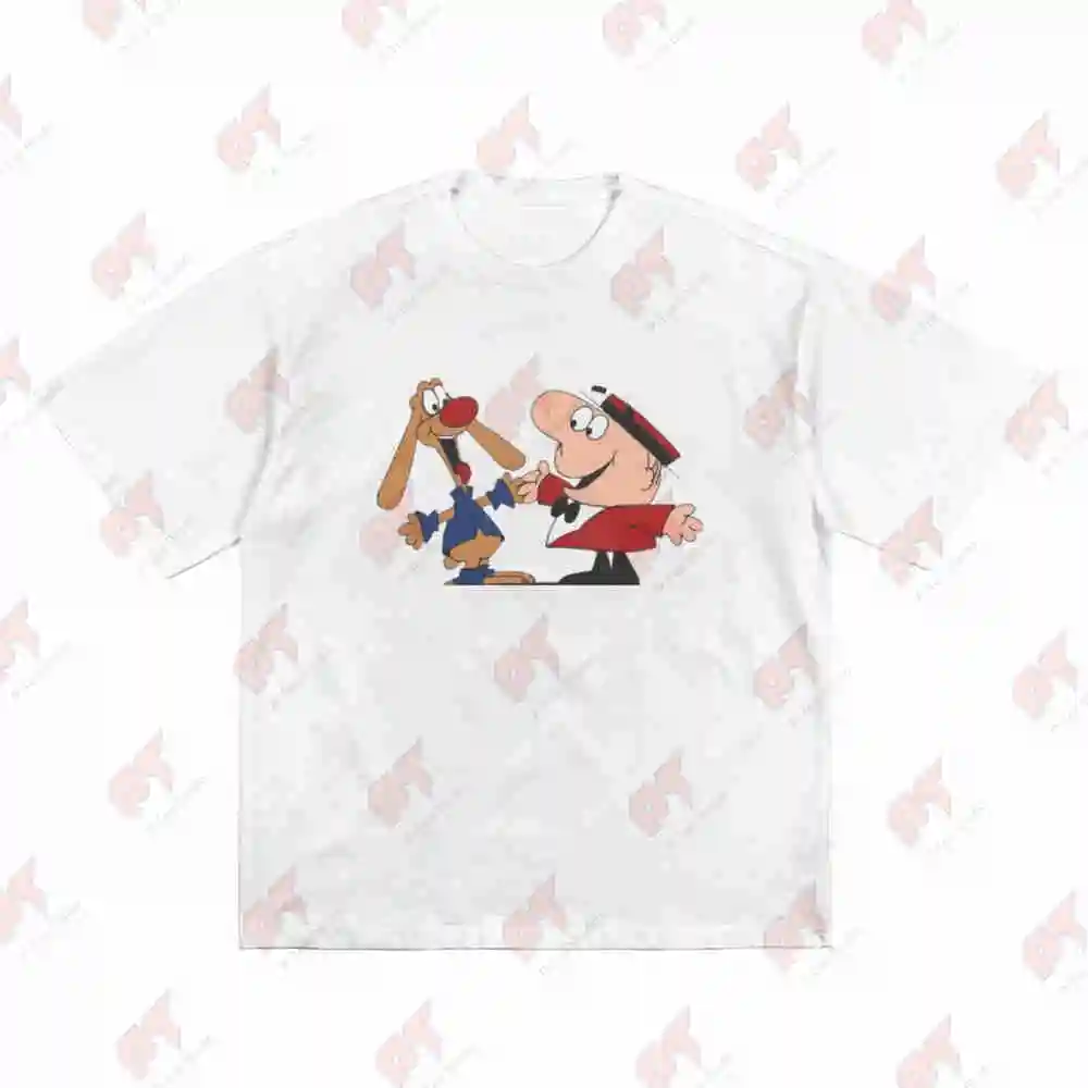 Mr Rossi And Harold Short Sleeve Tee 100% Cotton T-Shirt