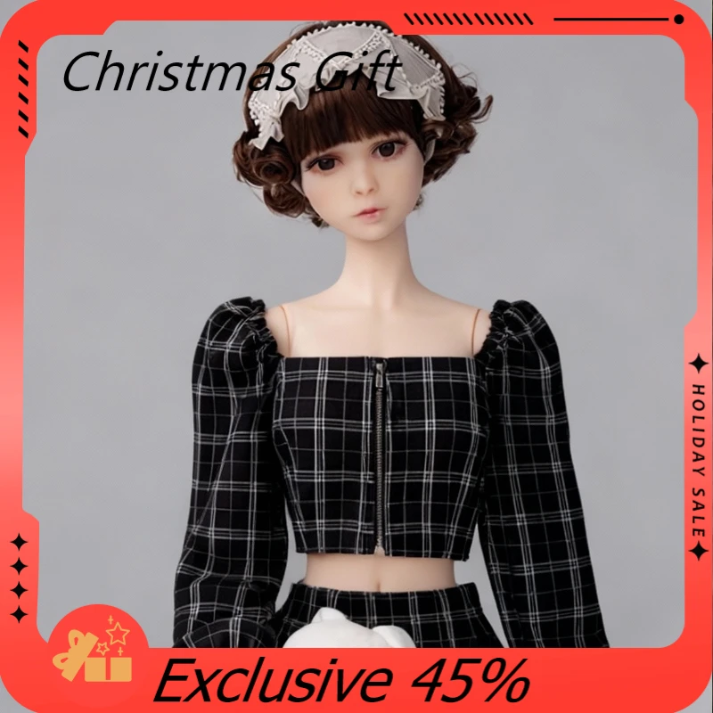 

Бесшовная женская фигурка, аниме-кукла из ТПЭ с париком и нарядкой, большая позаковая коллекционная статуя со стальным скелетом для