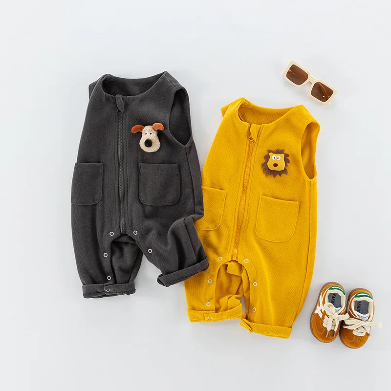 

Одежда для маленьких мальчиков, комбинезон на подтяжках, жилет, комбинезон из 100% хлопка без рукавов, осенне-зимняя одежда для младенцев