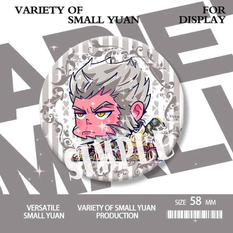 بروش أنيمي Wukong الأسطورة السوداء ، دبابيس كرتون ، ديكور ذاتي الصنع ، حقيبة ظهر ، إكسسوارات ملابس ، هدية عيد ميلاد الطالب