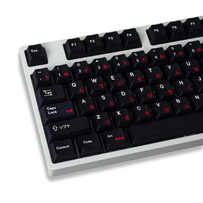 GMK WoB Red Cyrillic 23/129 Keys Cherry Profile PBT Material Keycaps Sublimation For 64/84/960 Mechanical Keyboard