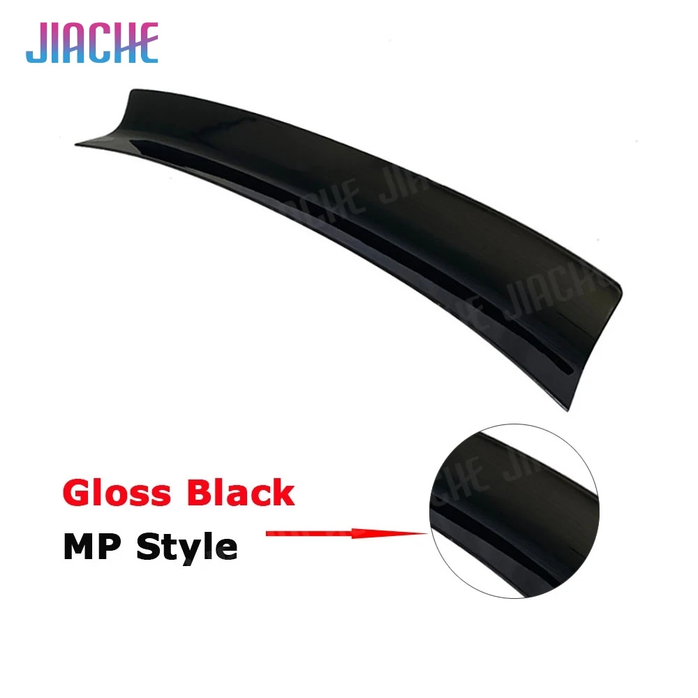 JCYECF ABS الخلفي الجذع بطة المفسد غطاء الجناح لسيارات BMW 3 Series E46 1998-2004 ألياف الكربون الخلفي سبويلر إضافة على اكسسوارات السيارات