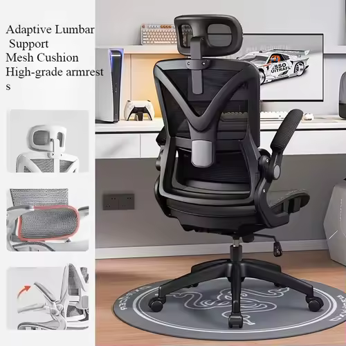 Ergonomic Gaming Chair 3D Lumbar Support Racing Swivel Adjustable Breathable Mesh High Density Sponge Seat Silla De Escritorio - Image 2