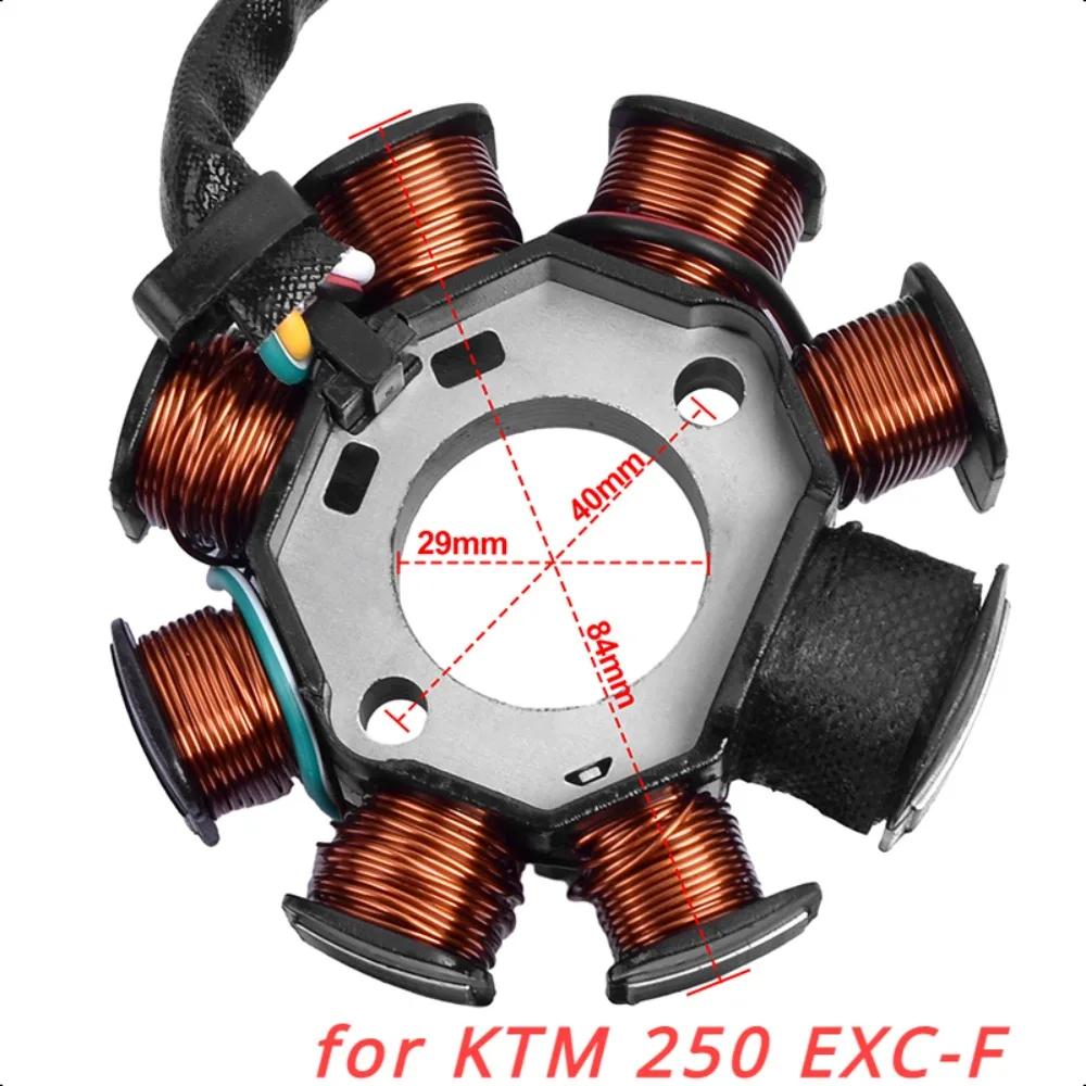 

250CC Motorcycle Magneto Generator Charging Stator Coil Parts for KTM 250 EXC-F