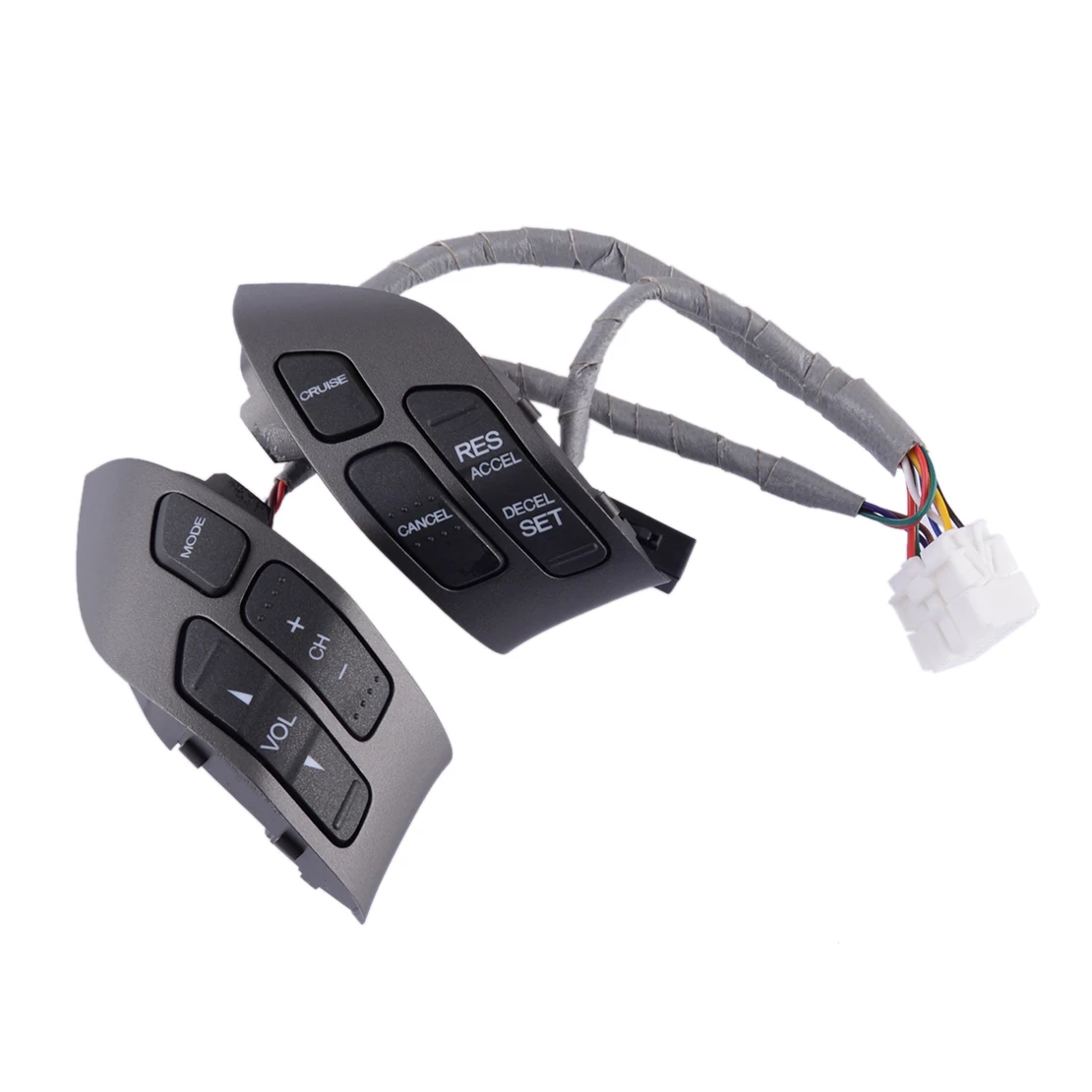 

Auto Steering Wheel Cruise Volume Control Switch Button with Plug Fit for Honda Accord Odyssey 2003 2004 2005-2007 35880-SDB-A21