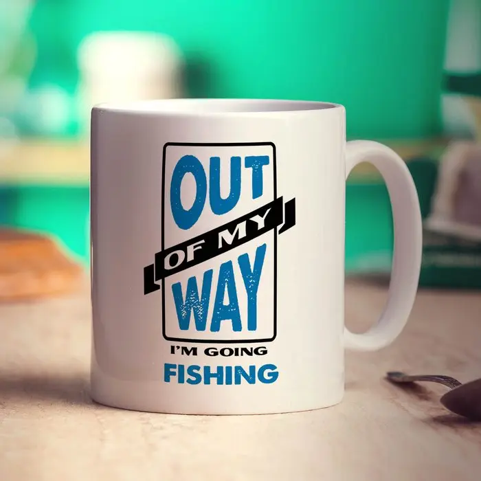 Out of My Way I'm Going Golfing Mug Coffee Mug Text Ceramic Cups Creative Cup Cute Mugs Gifts Women Men Nordic Cups Tea Cup