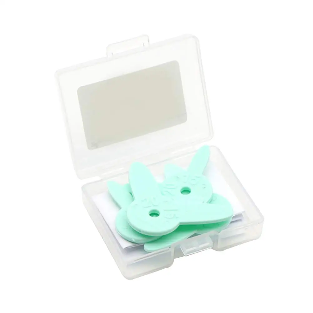 

4pc Tooth High Measuring Tool Precision Dental Gauge Measuring Tool Dental Orthodontic Gauge Long Lasting Use