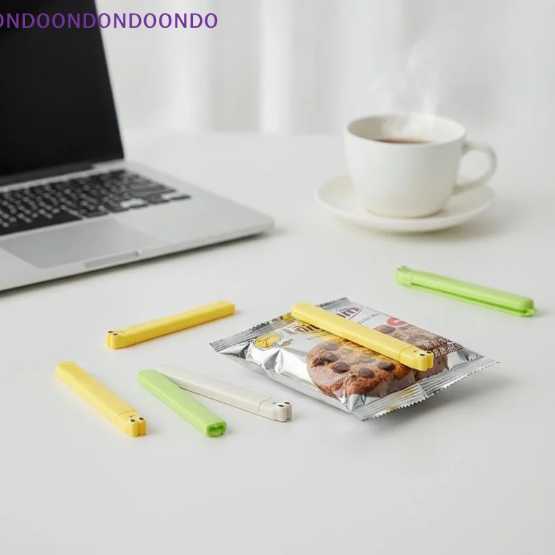 1Set Household Sealing Clip With Magnetic Absorption Box, Kitchen Fresh-Keeping Bag, Cute Sealing Clip, Snack Bag Sealing Clip