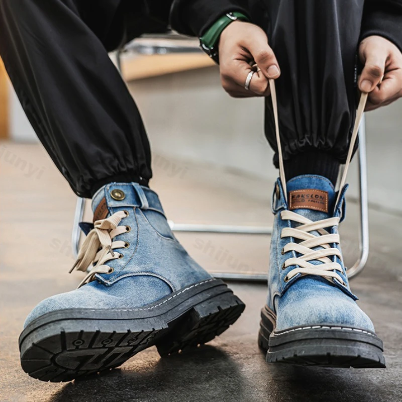 

Мужская обувь большого размера, осень-зима 2024, новые удобные ботинки челси, увеличивающие рост, модные роскошные ковбойские сапоги с перекрестной завязкой