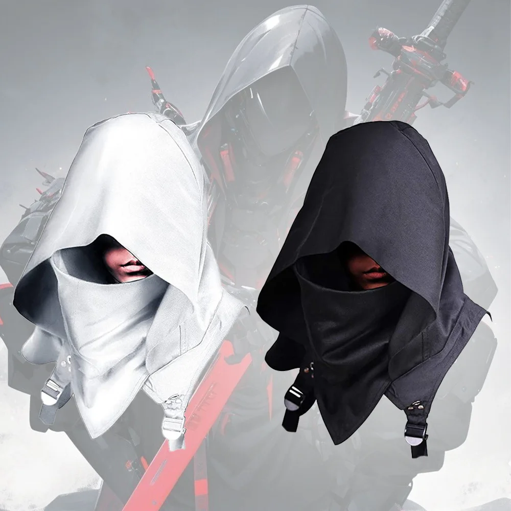 

Cos одежда для мужчин и женщин, однотонная накидка с капюшоном Assassin's Creed в одном стиле, средневековый карнавальный костюм, женский карнавальный костюм