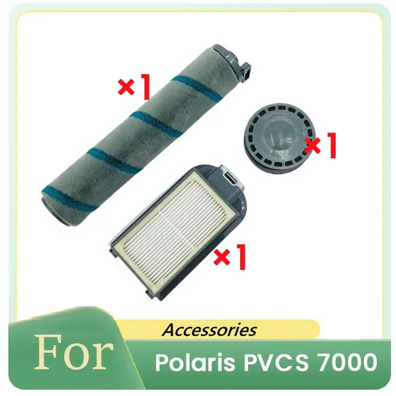 BHBD-For Polaris PVCS 7000 Sweeping Robot Accessories Filter Cotton Hepa Filter Roller Brush Cleaner Parts Replacement