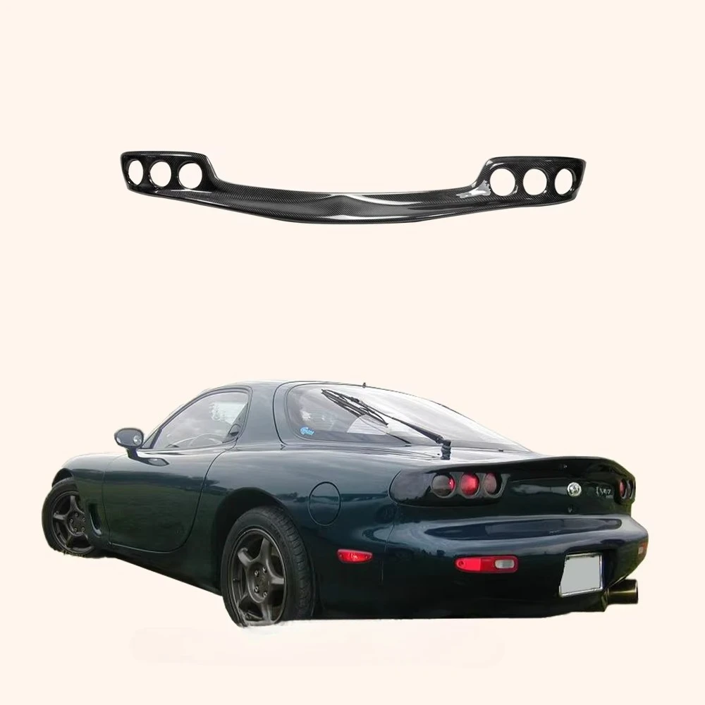 

New Carbon Fiber Rear Bumper Brake Light Cover Garnish for Mazda RX7 FD3S RE Style