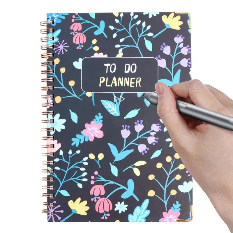 To Do List Notebook Efficient A5 Appointment Planner Multi-Functional Smooth Writing Task Checklist Organizer Planner Notebook