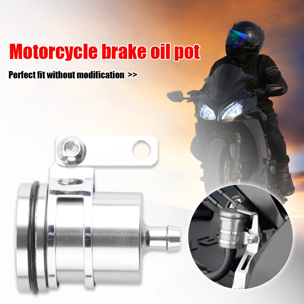 Aluminum Alloy Rear Front Clutch Tank Oil Fluid Cup Motorcycle Brake Cylinder Fluid Reservoir Motorcycle Refitting Accessories