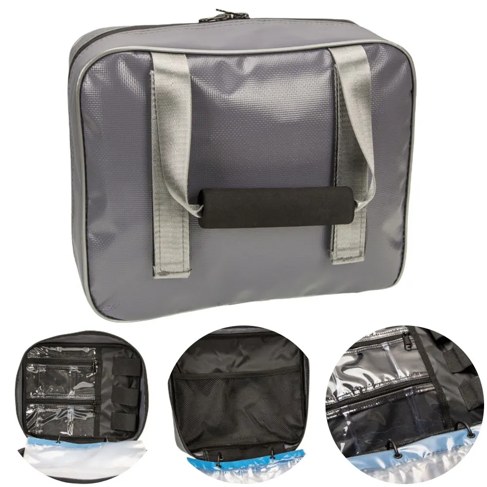 

Fishing Soft Lure Bag 10 Pockets Fishing Rig Bag Tackle Accessory Storage Bag for Soft Lure Jig Leader Rig