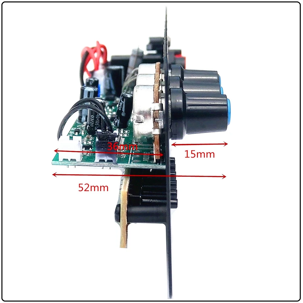 POP-l7.4V Audio Motherboard 20W Power Amplifier Board with Bluetooth Recording Radio Decoder Board Radio for