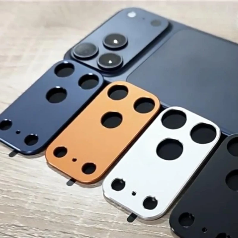 Aluminum Metal Rear Camera Lens Protectors for Apple IPhone 17 Pro Max Air 17Pro 17Air 17ProMax Hollow Lens Cover Ring Film