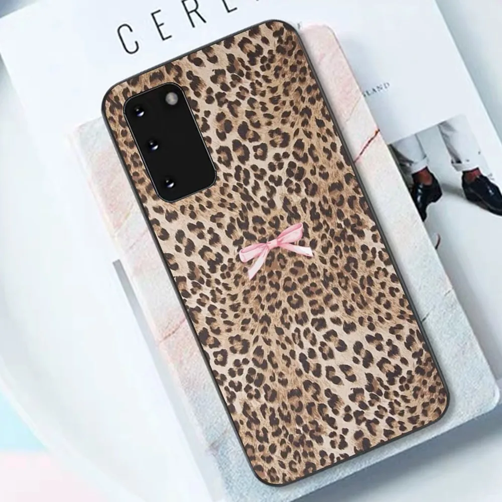 Leopard Cheetah Print Luxury Phone Case For Samsung S 9 10 20 21 22 23 30 23 24 Plus Lite Ultra FE S10lite Fundas