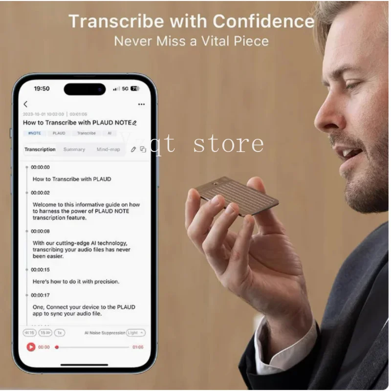 Plaud Note supports artificial intelligence AI Voice Recorder phone recording device