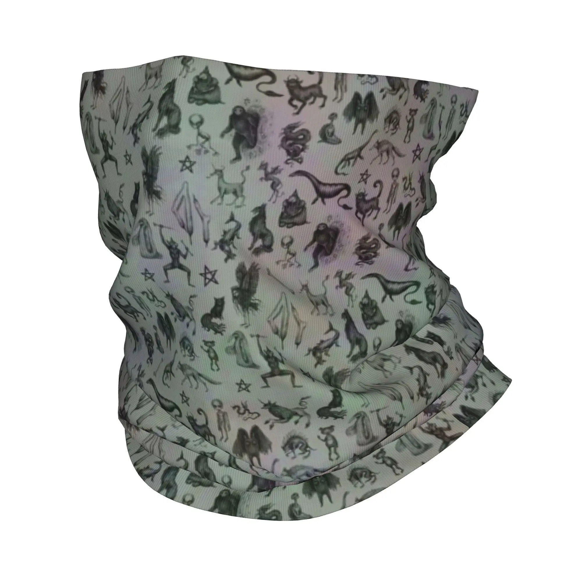 

Cryptid Crew Bandana Neck Gaiter Printed Mask Scarf Multi-use Cycling Scarf Cycling Unisex Adult Breathable