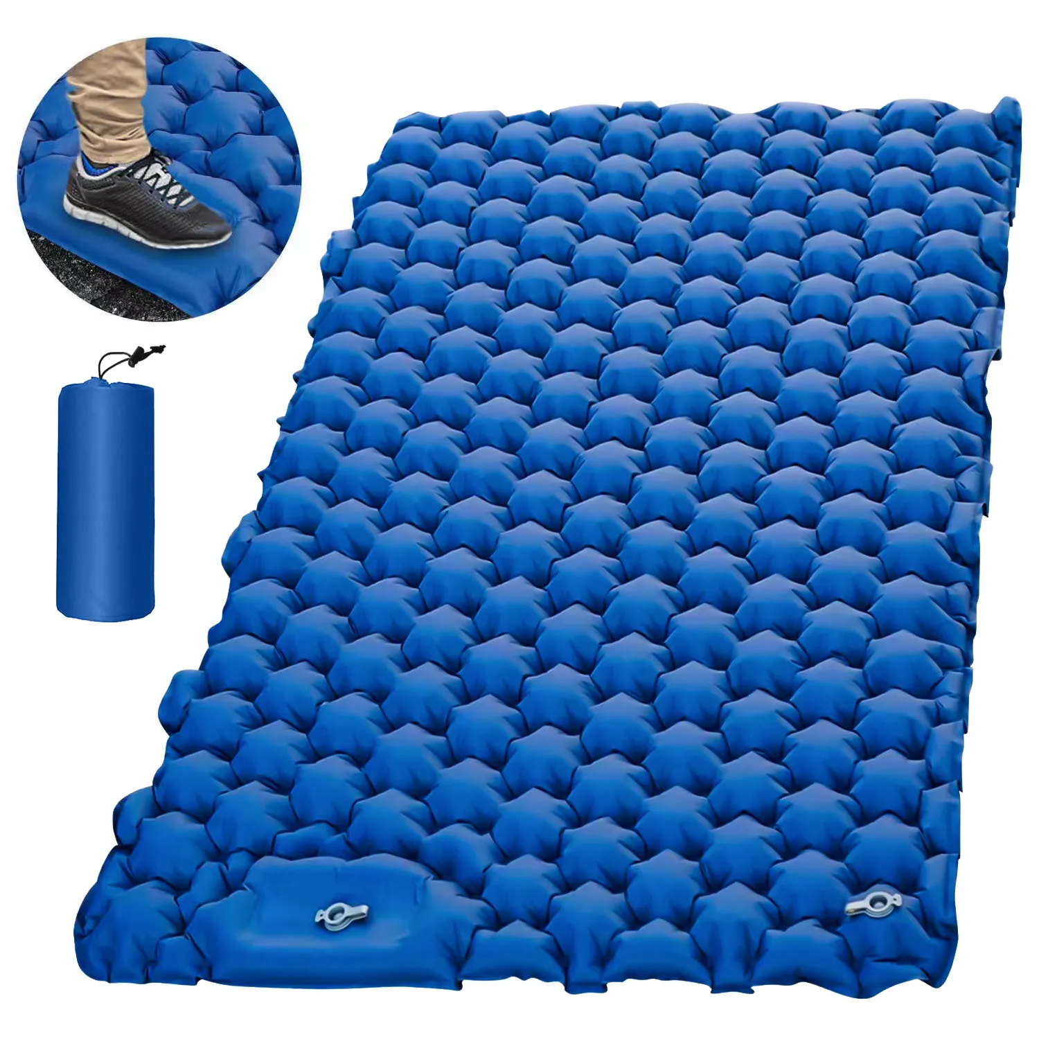 

Outdoor inflatable mattress factory direct sales, lightweight carrying, moisture-proof outdoor double inflatable mattress, car c