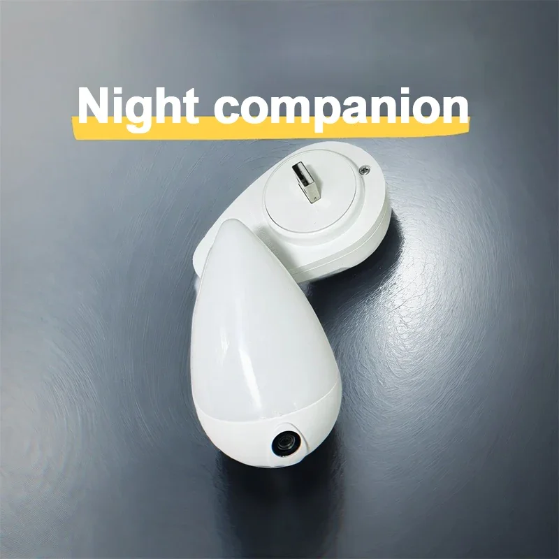 Wireless LED Night light with Motion Sensor EU US Plug-in Auto Dusk to Dawn Sensor Energy Efficient Lamp For Kids Children Home