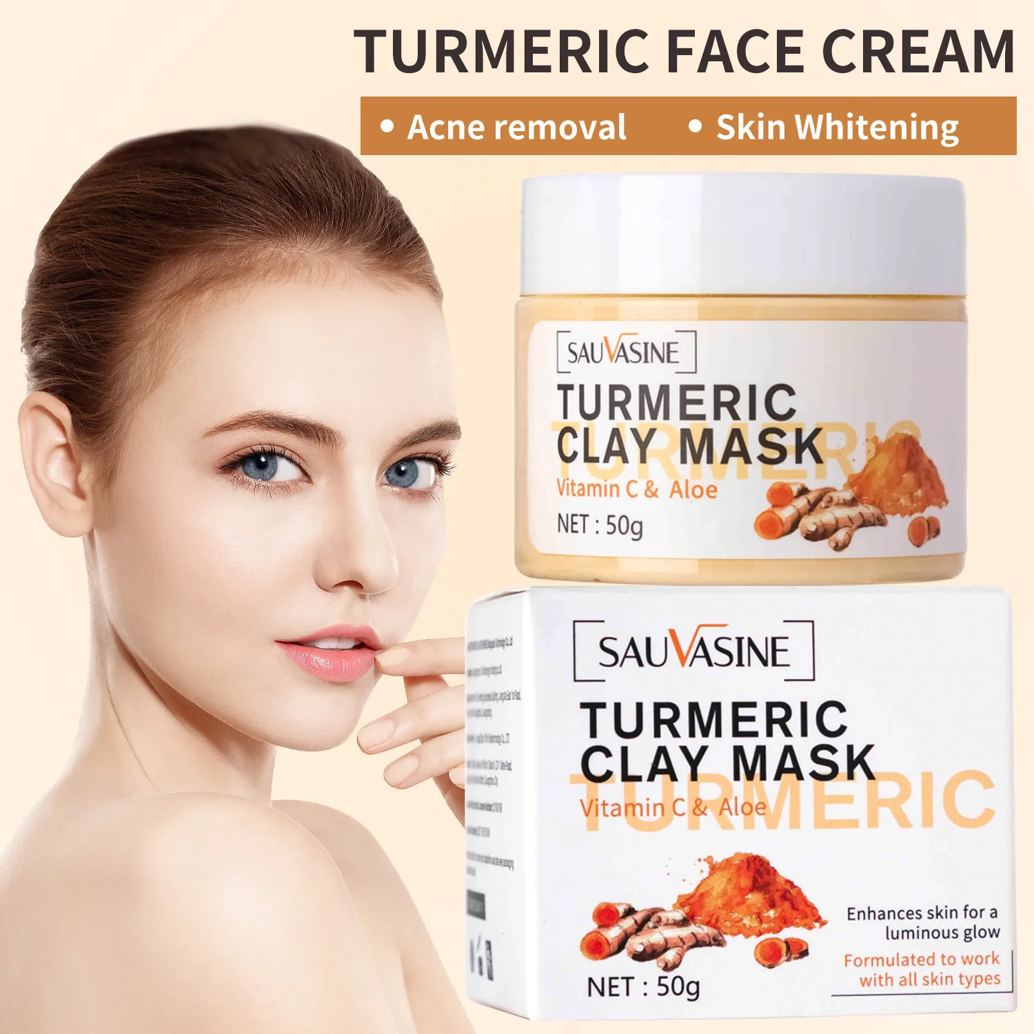 

Грязевая маска с куркумой, очистка лица, глубокое очищение, осветление, контроль жирности, красота, против прыщей, уход за кожей, грязевая маска для лица