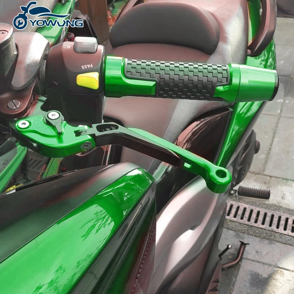 لكاواساكي Z500 نينجا 500 نينجا 500 Z 500 2024 2025 قابل للتعديل دواسة فرامل عتلات المقود القبضات ينتهي دراجة نارية الملحقات