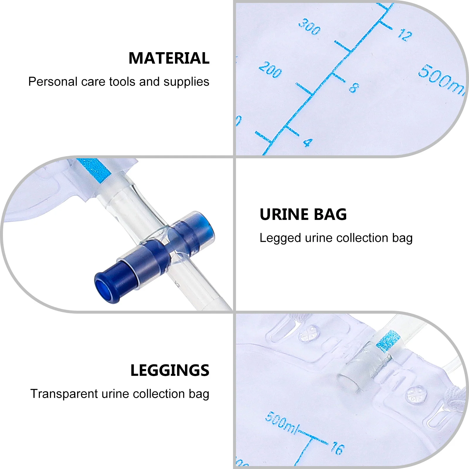 Drainage Urine Pee Portable Leg Urinal Nursing Elder Catheter Collection Urinary Men System Travel Urination Pouch Disposable