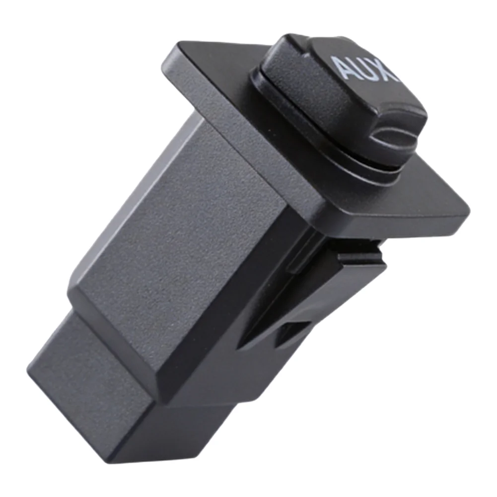 Car for Audio Upgrade Black Car Audio Interface Center Console Installation Quick Installation Process Black ABS Design