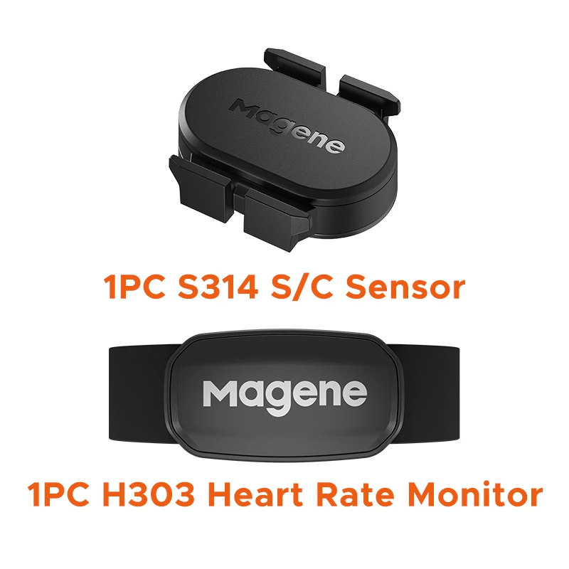 Magene S3+ Snelheid Cadanssensor ANT Bluetooth Computer Snelheidsmeter Dubbele sensor Fietsaccessoires Compatibel met WahooOnelap Zwift