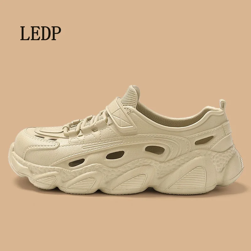 LEDP Brand Deodorant Sports Men's Summer Wear 2024 New Thick Sole Non-slip Beach Breathable Sandals for Men Outdoors