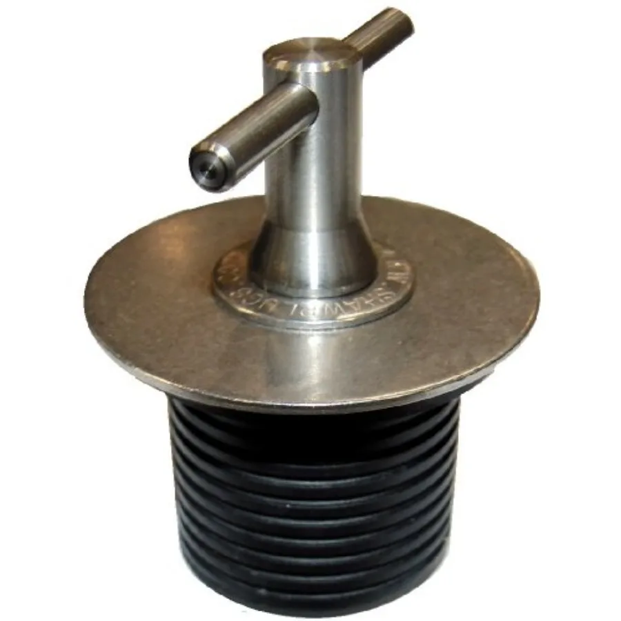 

52407 Xtreme Marine Expandable Neoprene Rubber Plug with Stainless Steel Handle and Hardware 2-1/2 x 2 Ideal for Marine Docking