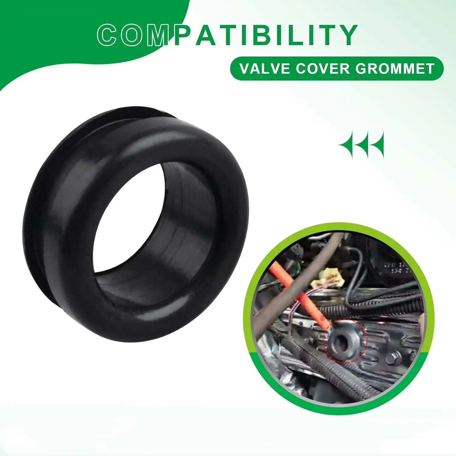 

4 шт. резиновая прокладка для корпуса воздушного фильтра подходит для Citroen Peugeot 1422A4 X4 резиновые втулки прочные автомобильные детали