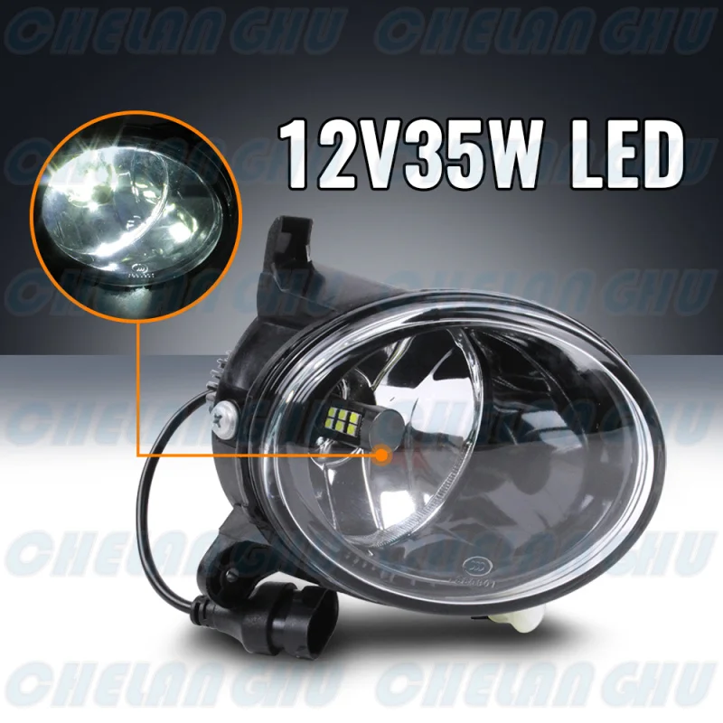 1 Pair LED Fog Lights For Audi A6 C6 Quattro & A6 Avant Quattro 2009 2010 2011 Car-styling Front Fog Lamp 8T0941699B/8T0941700B