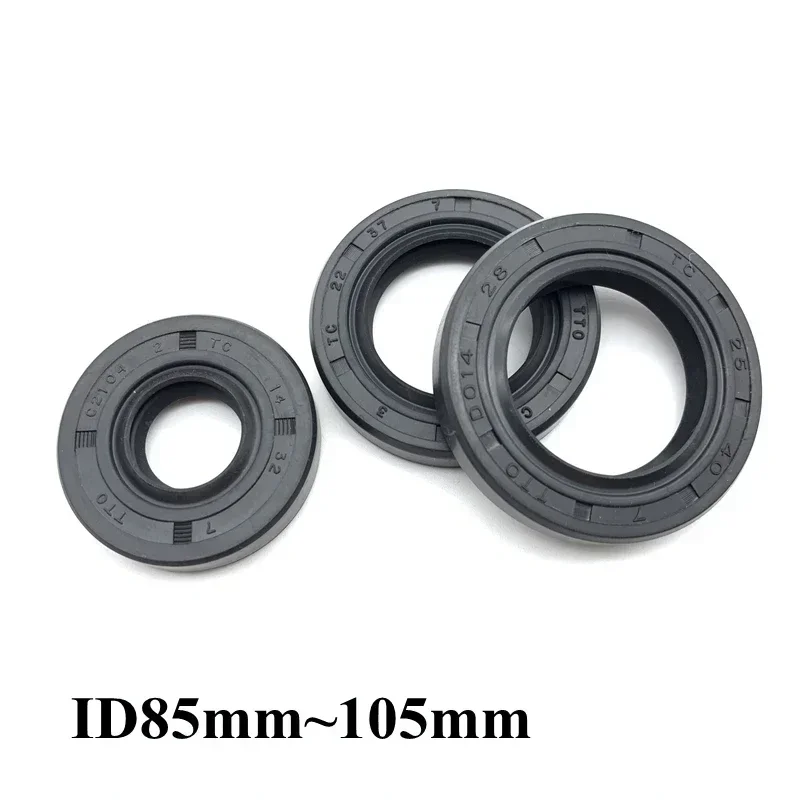 5Pcs ID 92~105mm OD 110~150mm Height 12~14mm TC/FB/TG4 Skeleton Oil Seal Ring NBR Double Lip Seal Gasket For Rotation Shaft Ring