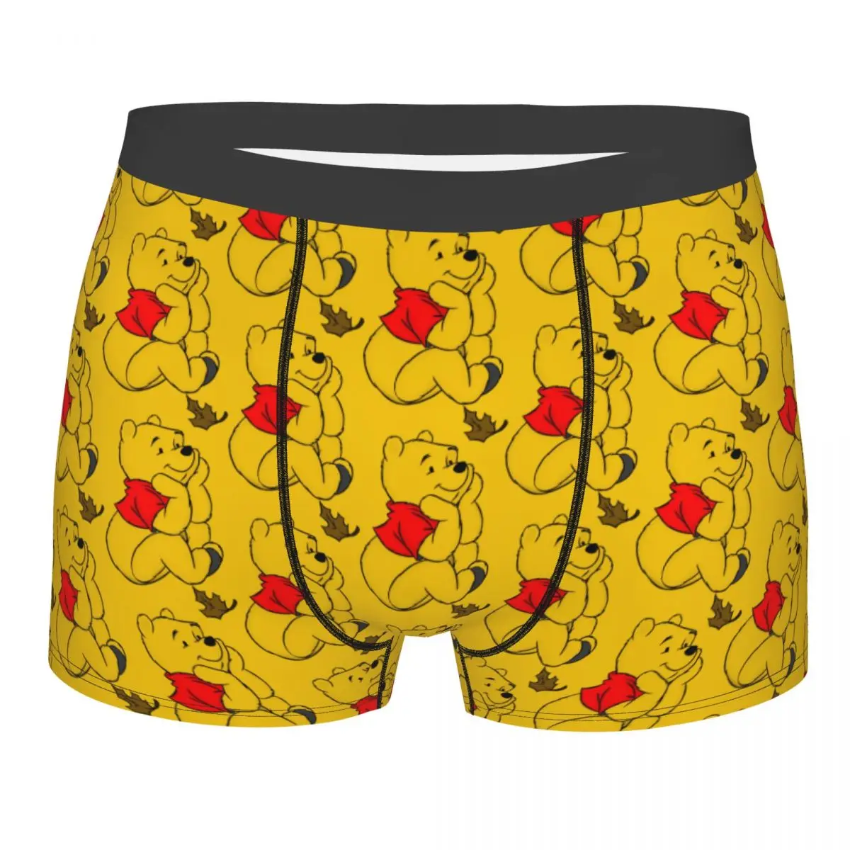 

Custom Winnie The Pooh Cartoon Underwear Men Printed Boxer Shorts Panties Briefs Breathable Underpants